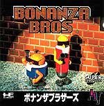 Bonanza Bros. - JP PC Engine CD - Copertina
