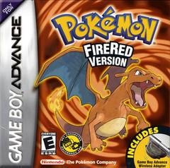 Pokémon FireRed Version - GameBoy Advance - Copertina
