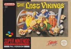 The Lost Vikings - PAL Super Nintendo - Copertina