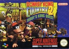 Donkey Kong Country 2: Diddy's Kong Quest - PAL Super Nintendo - Copertina