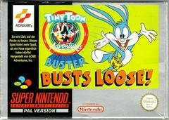 Tiny Toon Adventures: Buster Busts Loose! - PAL Super Nintendo - Copertina
