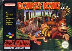 Donkey Kong Country - PAL Super Nintendo - Copertina