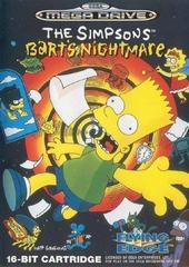 The Simpsons: Bart's Nightmare - PAL Sega Mega Drive - Copertina