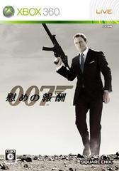 James Bond 007: Quantum of Solace - JP Xbox 360 - Copertina