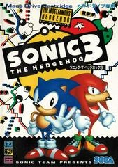Sonic the Hedgehog 3 - JP Sega Mega Drive - Copertina