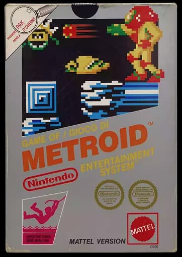 Metroid NES cartridge