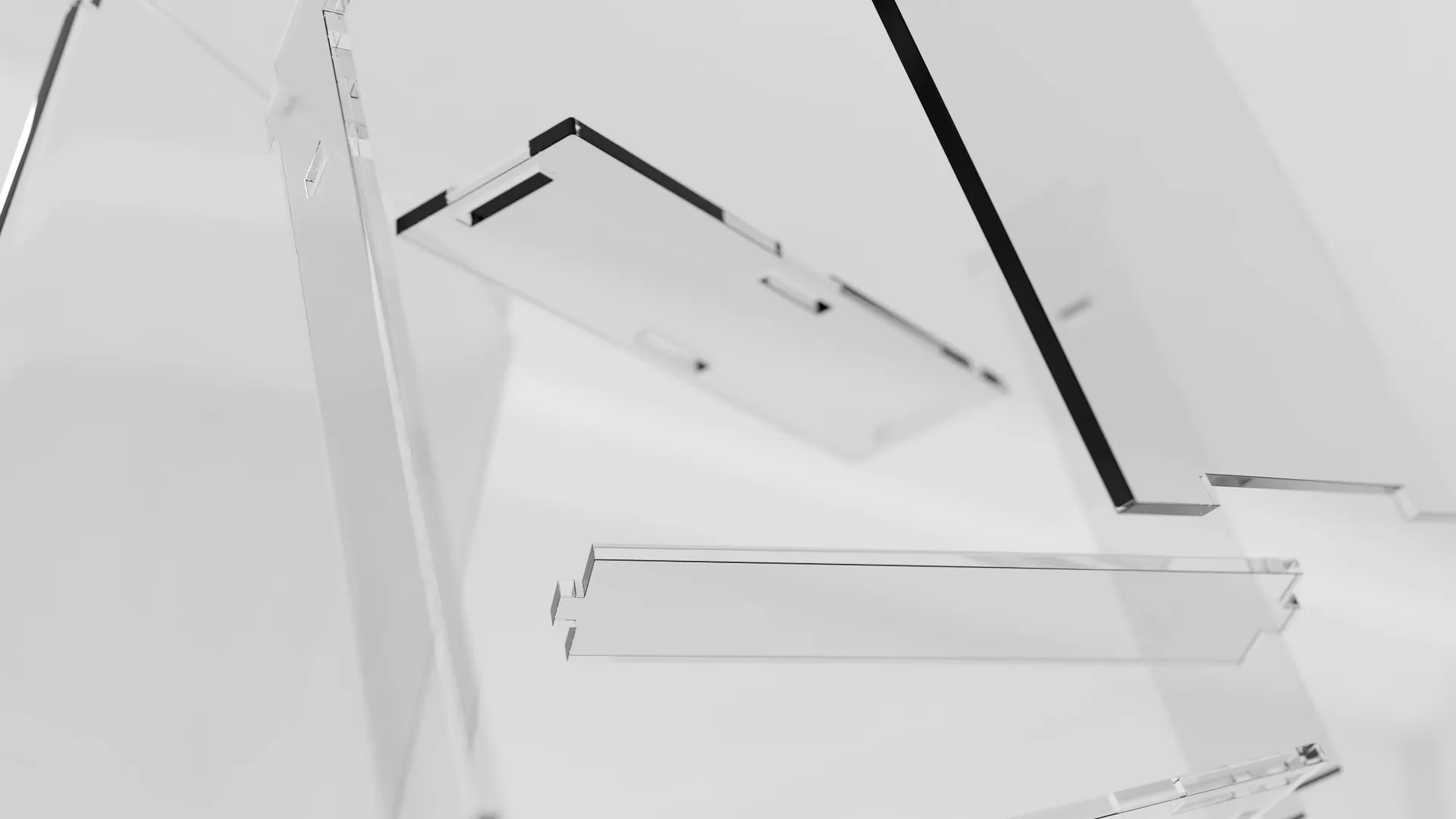 Teche in plexiglass su misura per cartucce gradate